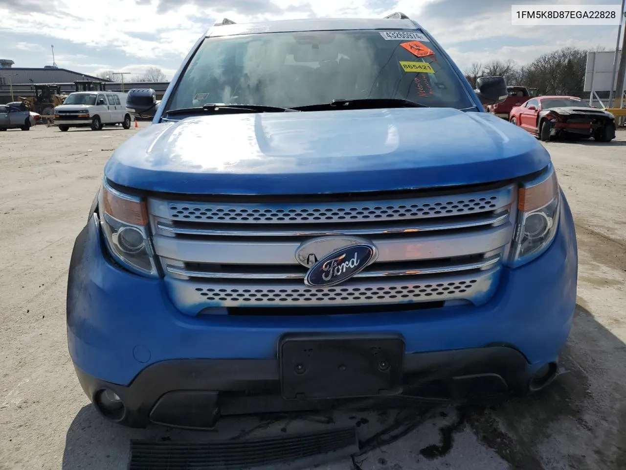 2014 Ford Explorer Xlt VIN: 1FM5K8D87EGA22828 Lot: 43265974