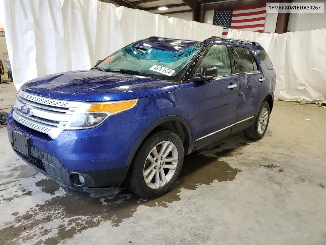 2014 Ford Explorer Xlt VIN: 1FM5K8D81EGA39267 Lot: 49761834