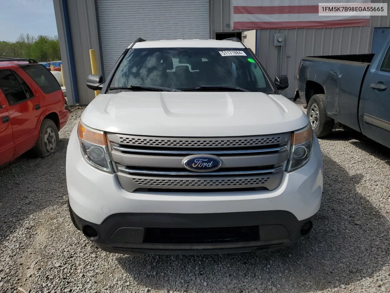 2014 Ford Explorer VIN: 1FM5K7B98EGA55665 Lot: 51171884