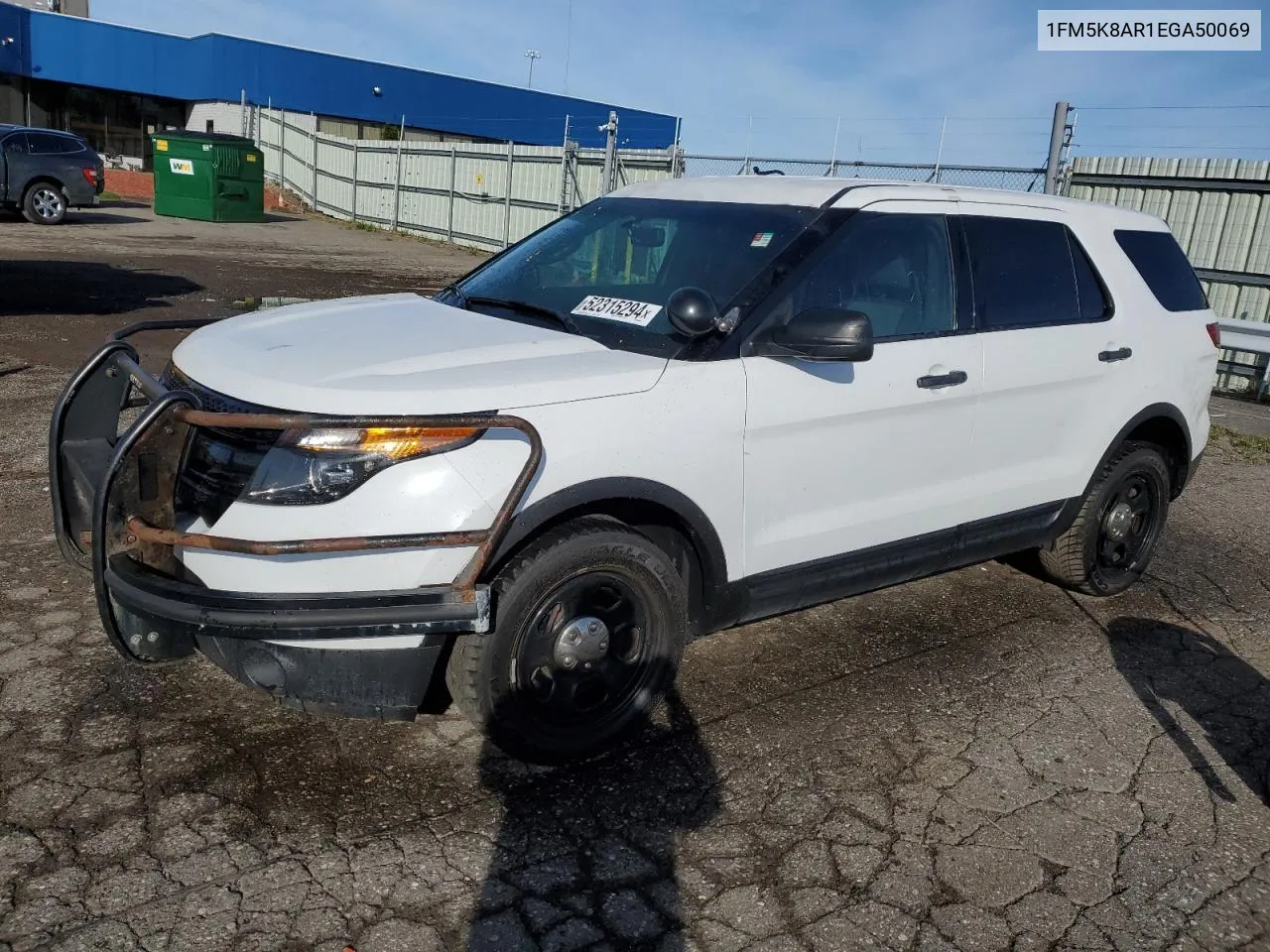 2014 Ford Explorer Police Interceptor VIN: 1FM5K8AR1EGA50069 Lot: 52315294