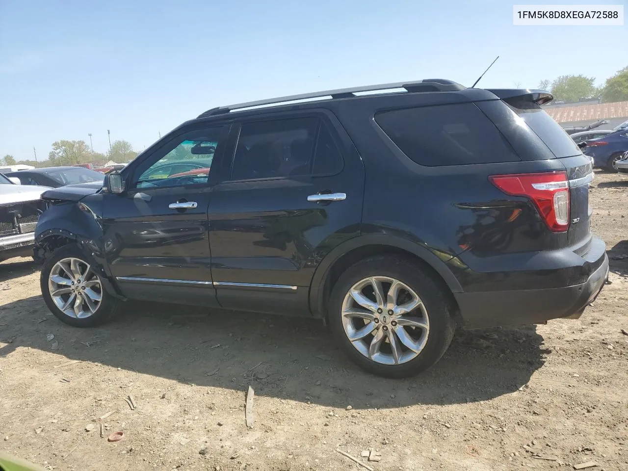 1FM5K8D8XEGA72588 2014 Ford Explorer Xlt