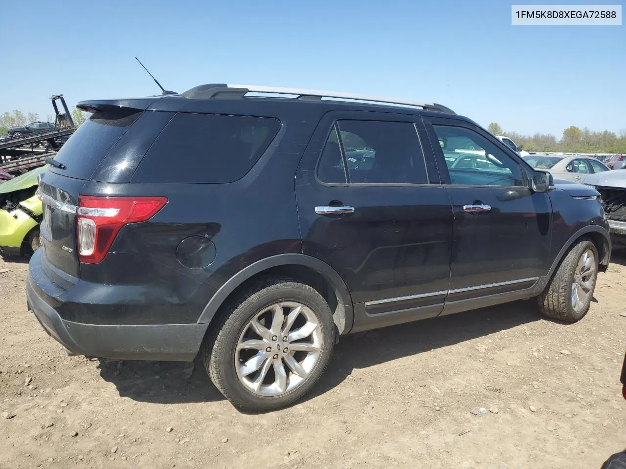 1FM5K8D8XEGA72588 2014 Ford Explorer Xlt