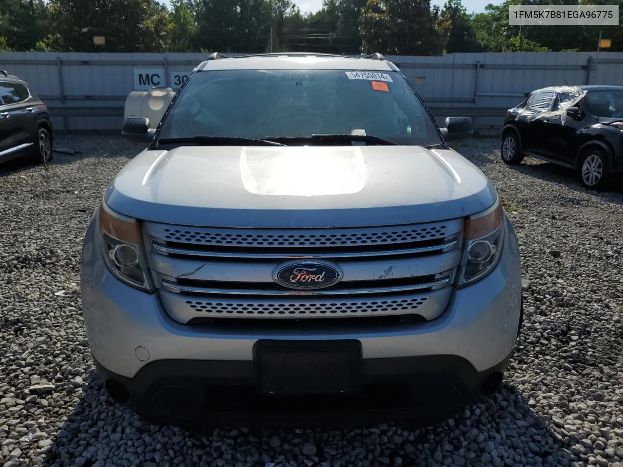 2014 Ford Explorer VIN: 1FM5K7B81EGA96775 Lot: 54755014