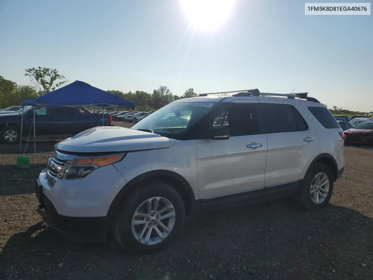 2014 Ford Explorer Xlt VIN: 1FM5K8D81EGA40676 Lot: 55852784