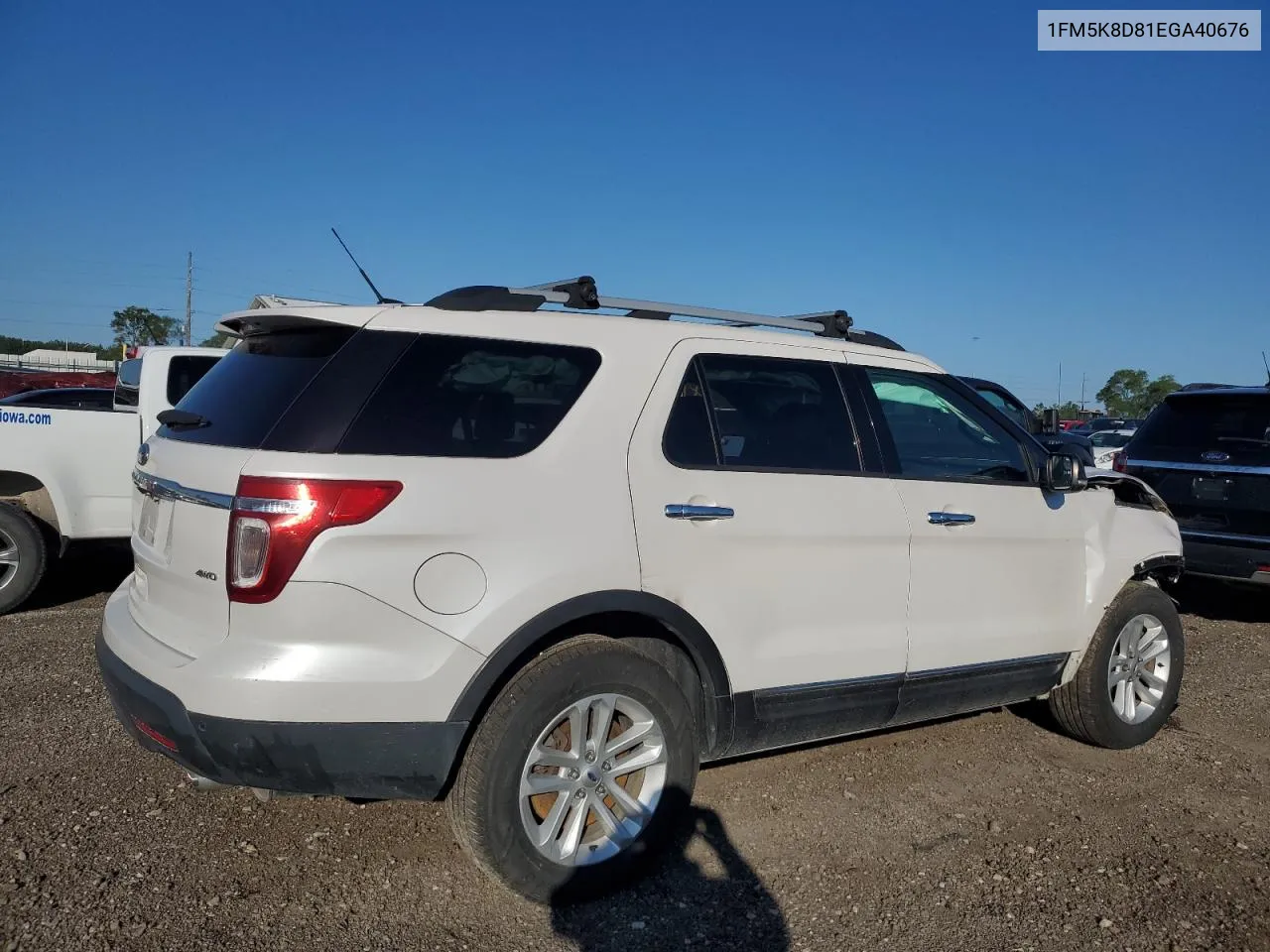 1FM5K8D81EGA40676 2014 Ford Explorer Xlt