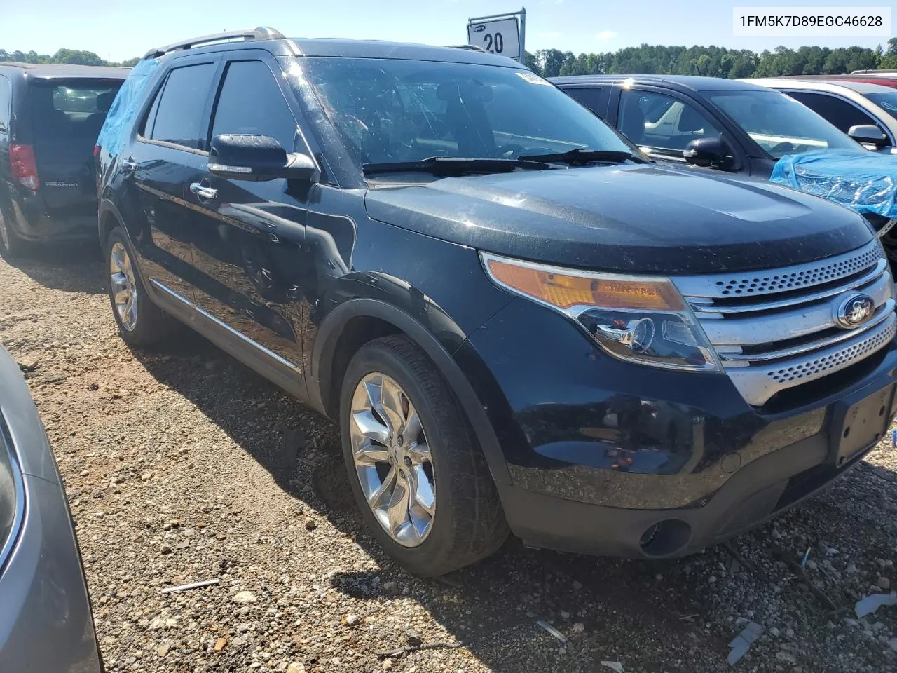 2014 Ford Explorer Xlt VIN: 1FM5K7D89EGC46628 Lot: 57479444