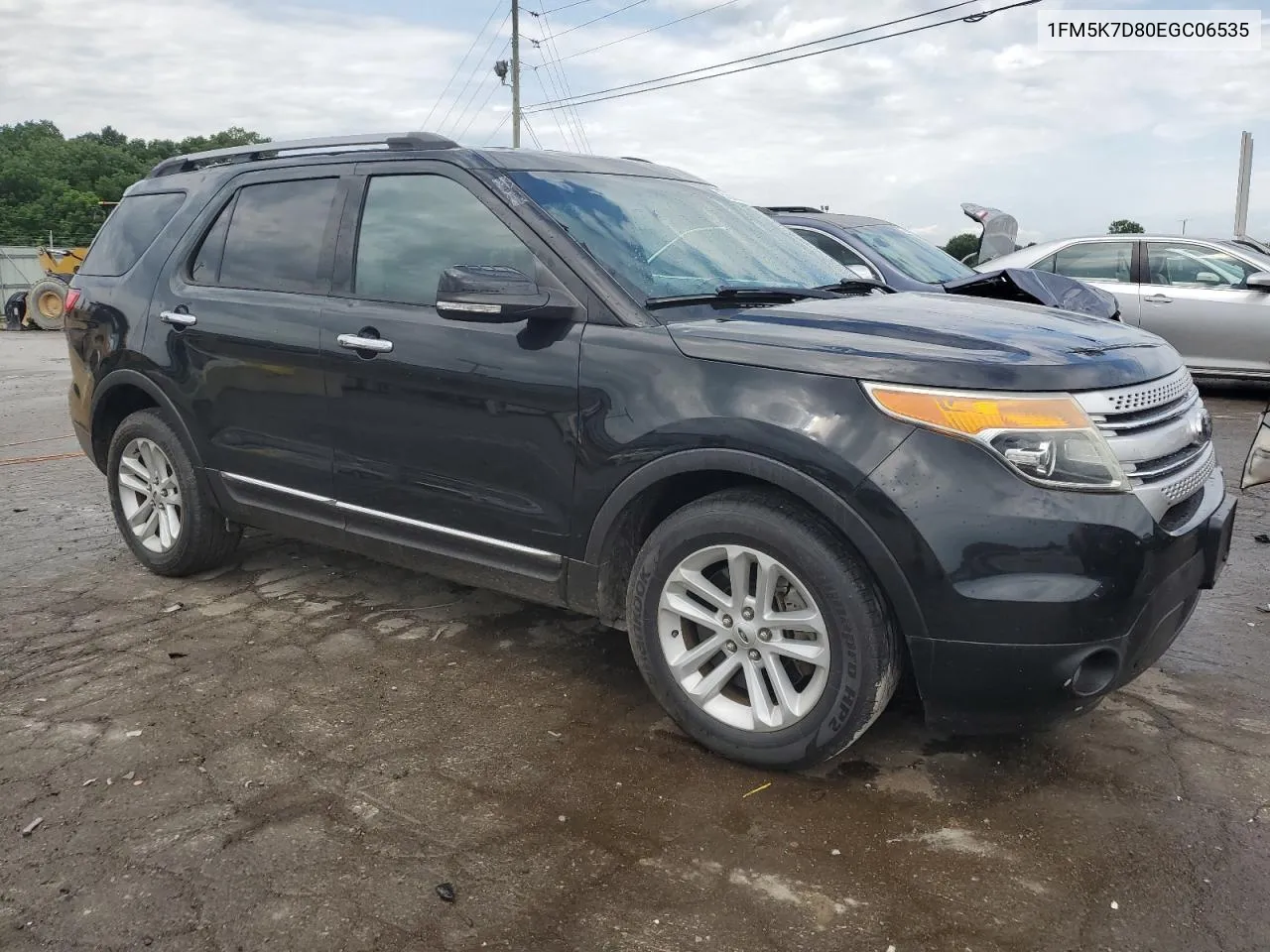 2014 Ford Explorer Xlt VIN: 1FM5K7D80EGC06535 Lot: 57688474