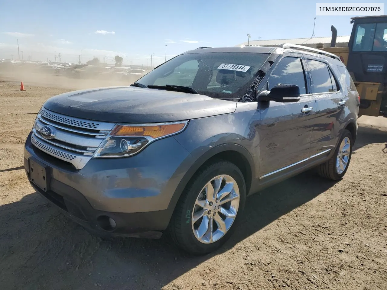 2014 Ford Explorer Xlt VIN: 1FM5K8D82EGC07076 Lot: 57736844