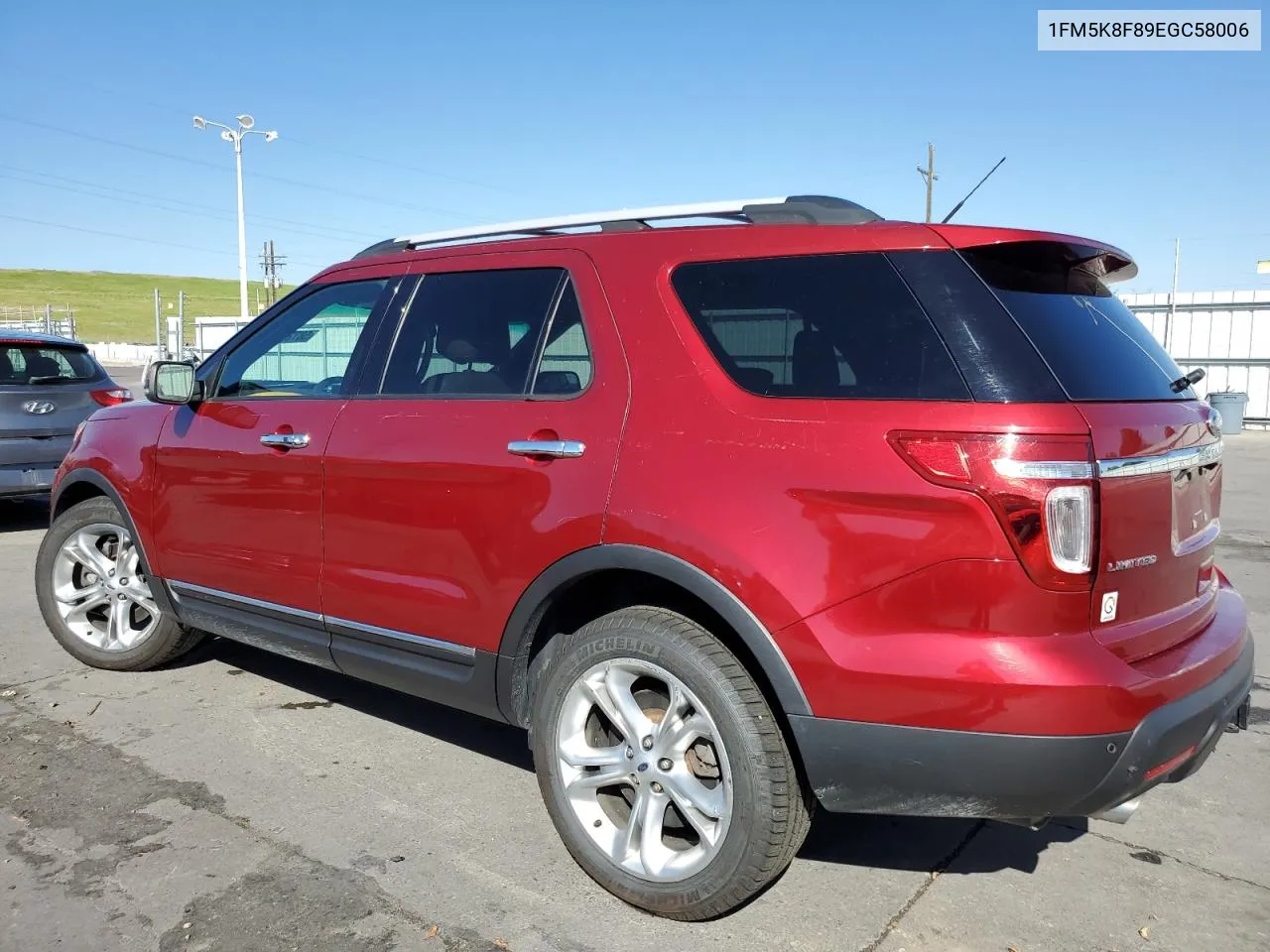 2014 Ford Explorer Limited VIN: 1FM5K8F89EGC58006 Lot: 58720904