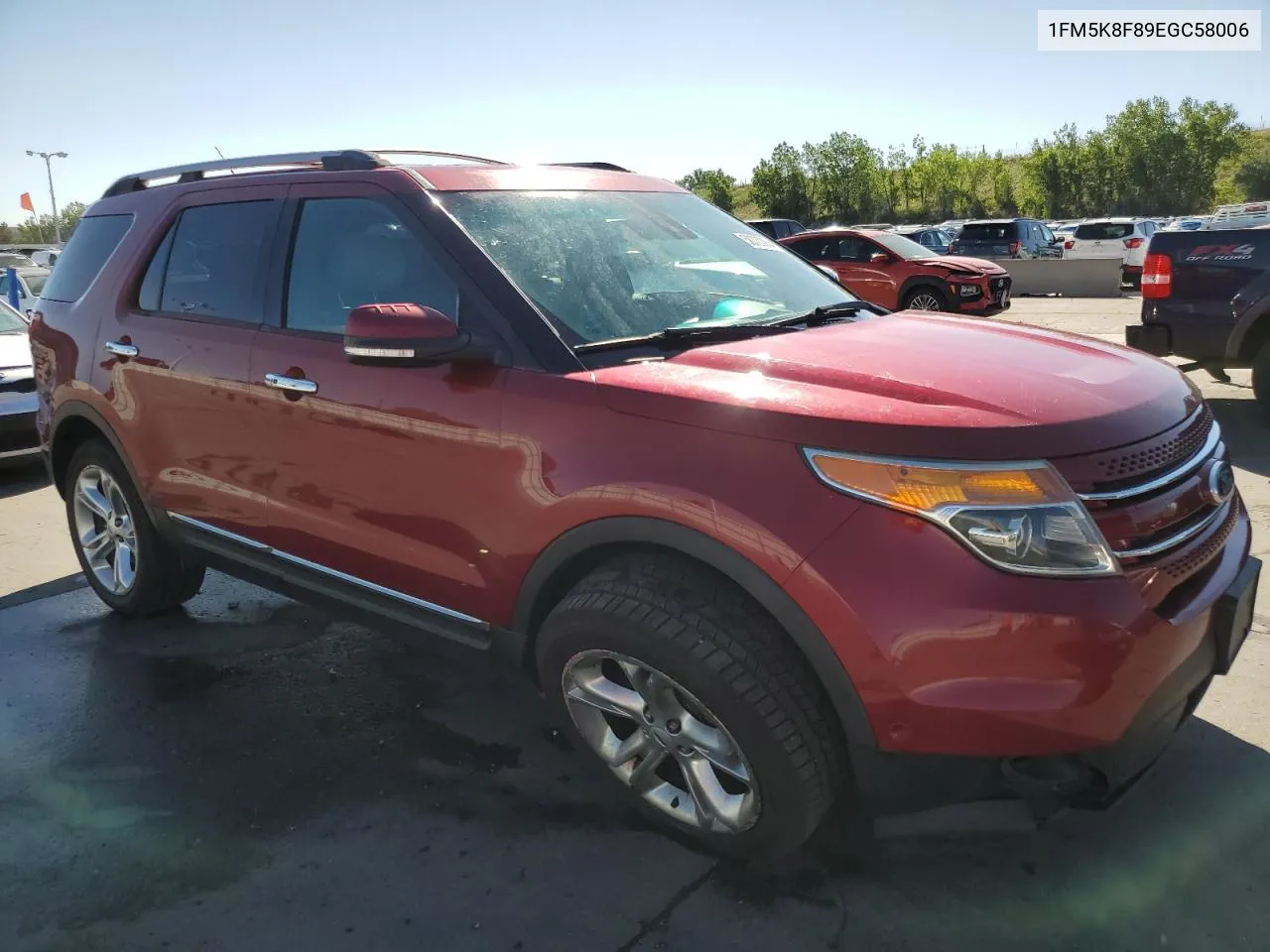 1FM5K8F89EGC58006 2014 Ford Explorer Limited