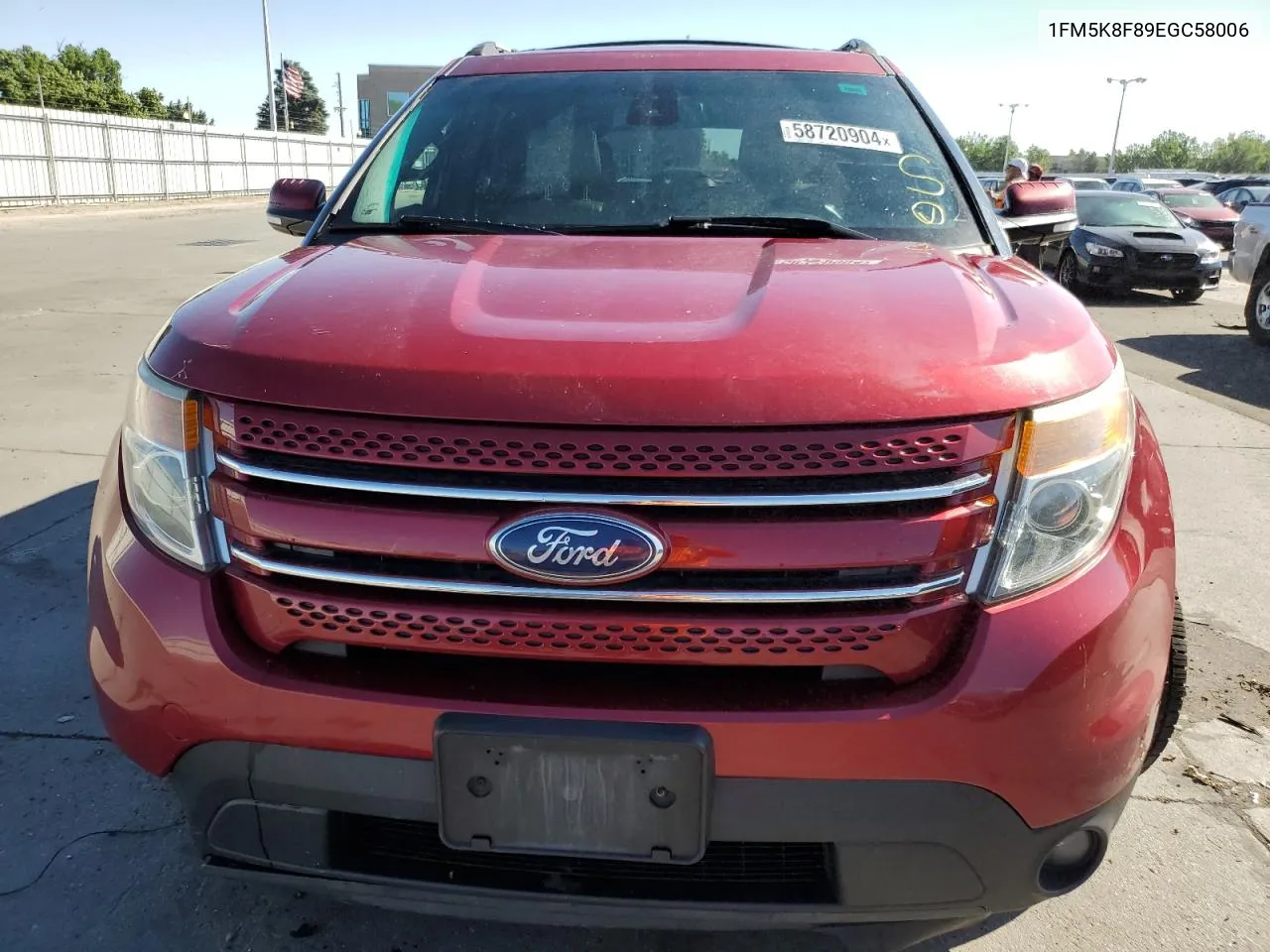 1FM5K8F89EGC58006 2014 Ford Explorer Limited