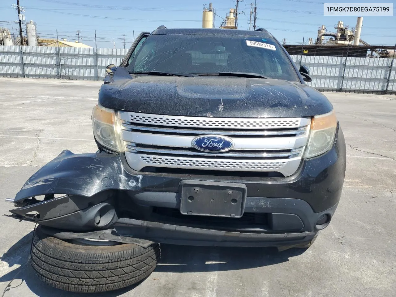 1FM5K7D80EGA75199 2014 Ford Explorer Xlt