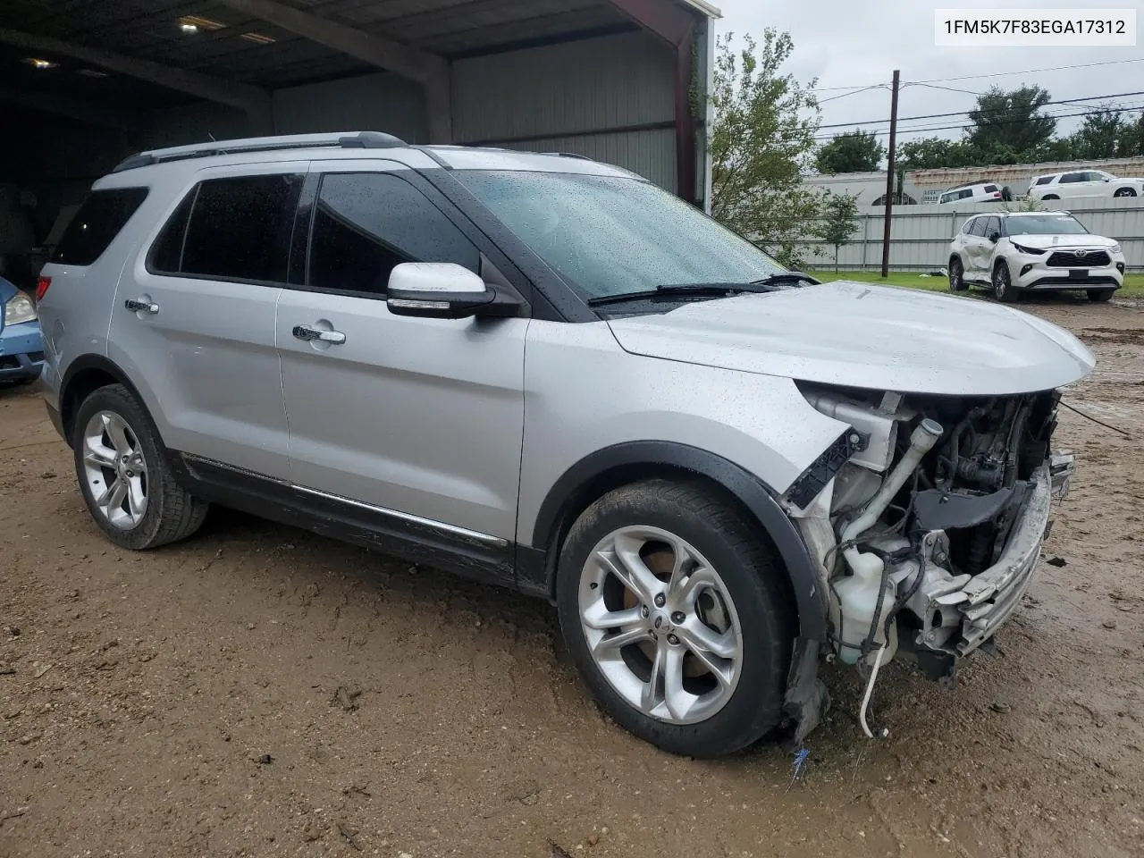 2014 Ford Explorer Limited VIN: 1FM5K7F83EGA17312 Lot: 59705654