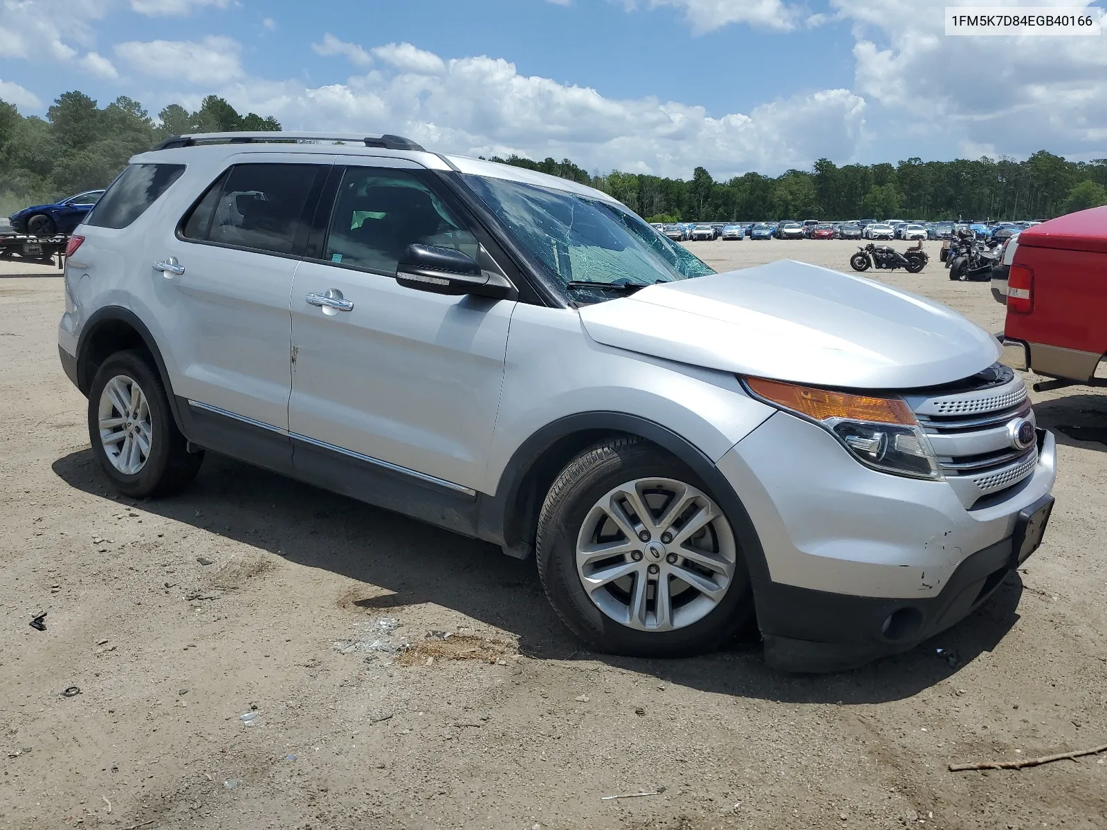 2014 Ford Explorer Xlt VIN: 1FM5K7D84EGB40166 Lot: 59930374