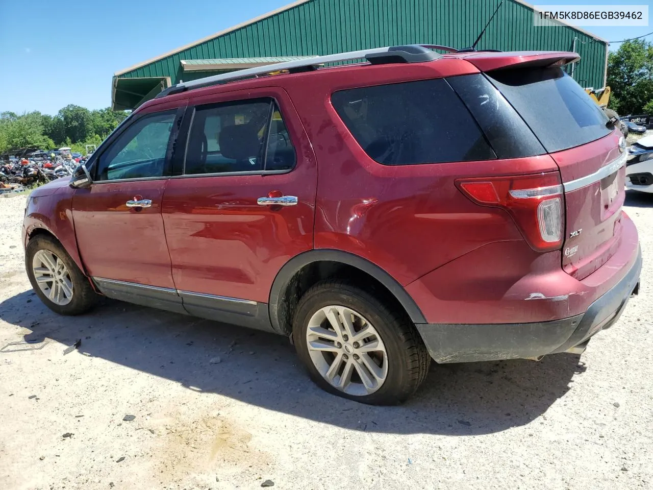 1FM5K8D86EGB39462 2014 Ford Explorer Xlt