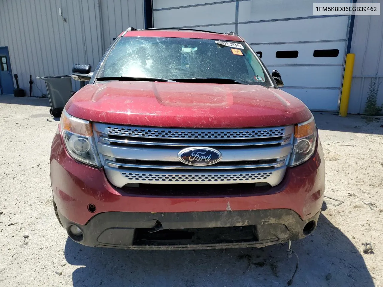 2014 Ford Explorer Xlt VIN: 1FM5K8D86EGB39462 Lot: 60753034