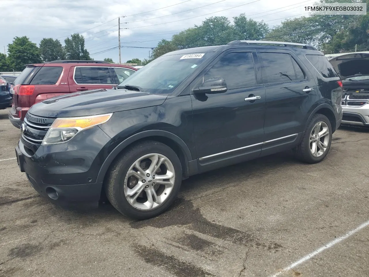 2014 Ford Explorer Limited VIN: 1FM5K7F9XEGB03032 Lot: 61902564