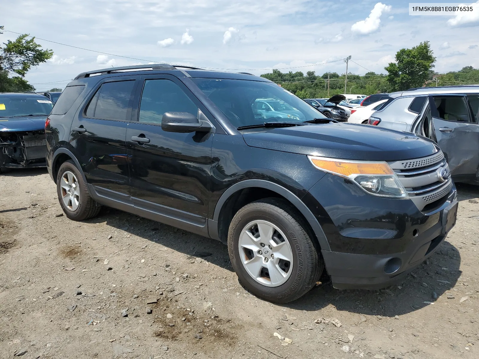 2014 Ford Explorer VIN: 1FM5K8B81EGB76535 Lot: 62768224