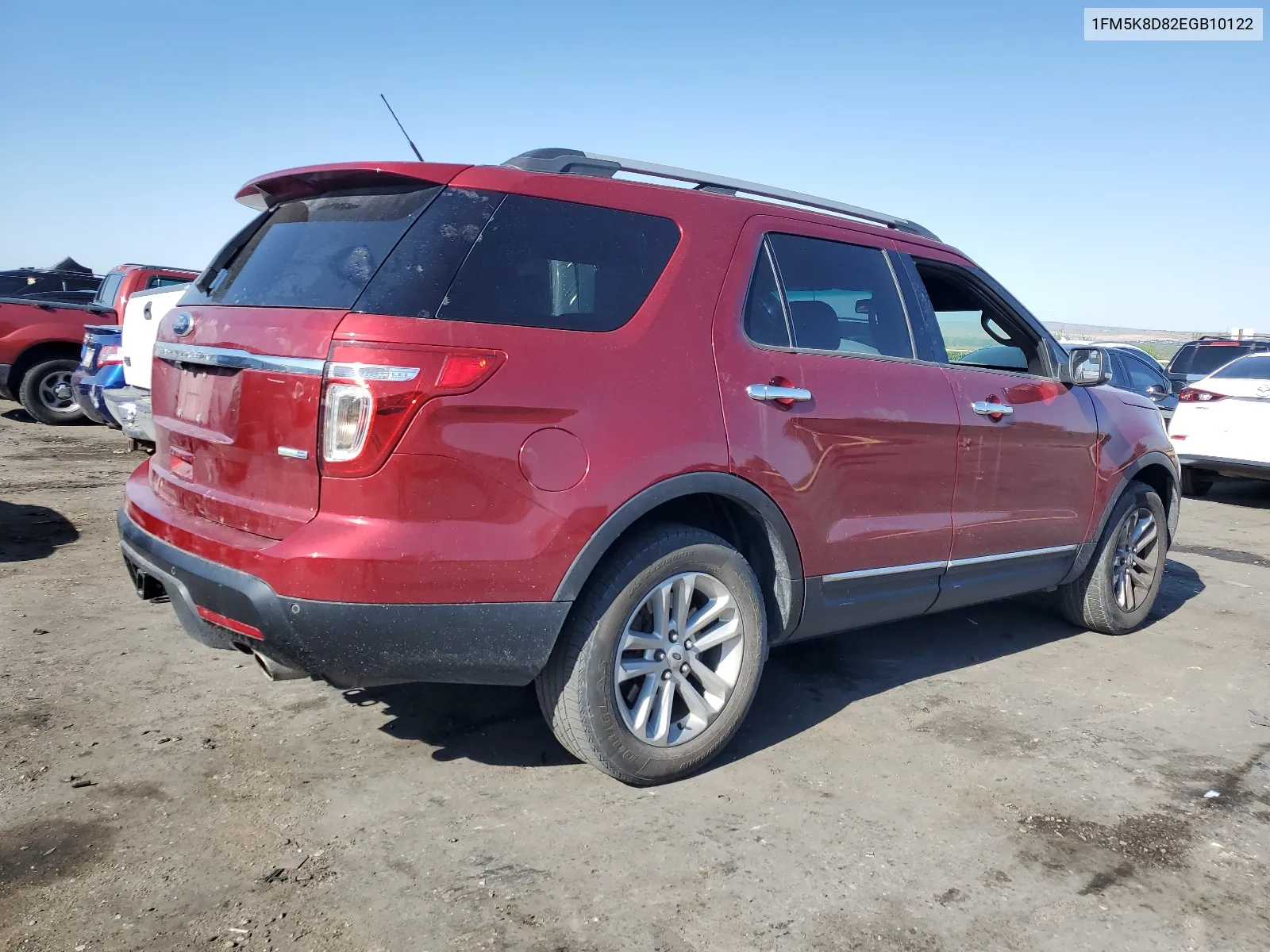 2014 Ford Explorer Xlt VIN: 1FM5K8D82EGB10122 Lot: 62947844