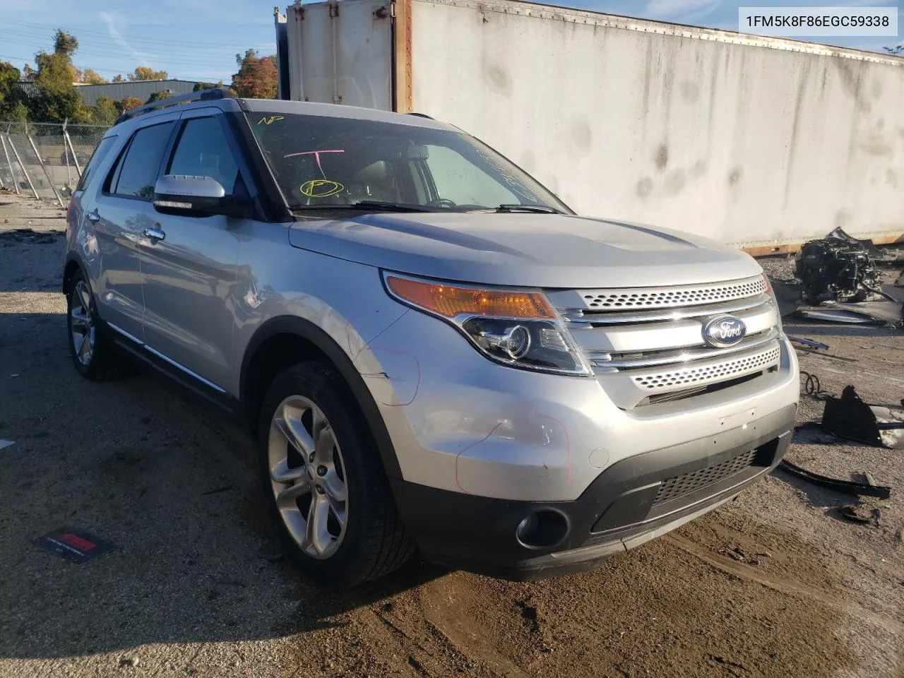 2014 Ford Explorer Limited VIN: 1FM5K8F86EGC59338 Lot: 63466832