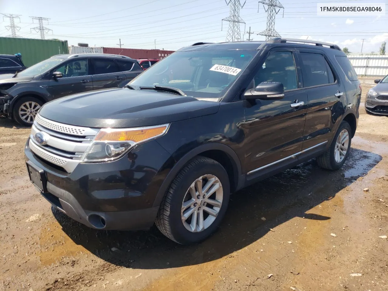 2014 Ford Explorer Xlt VIN: 1FM5K8D85EGA98046 Lot: 63470014