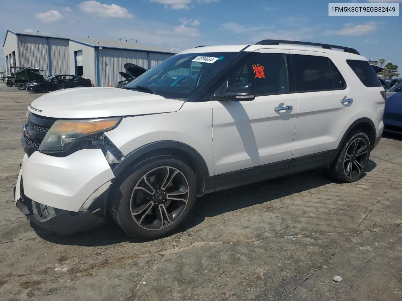 2014 Ford Explorer Sport VIN: 1FM5K8GT9EGB82449 Lot: 63894694