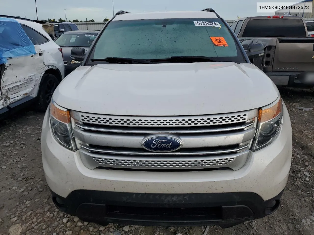 2014 Ford Explorer Xlt VIN: 1FM5K8D84EGB72623 Lot: 63910884