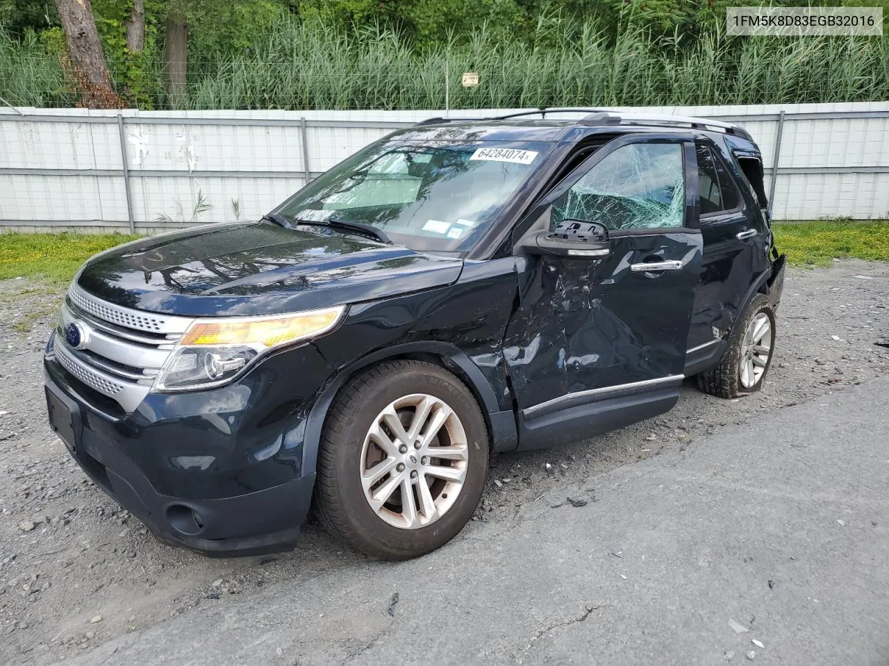 2014 Ford Explorer Xlt VIN: 1FM5K8D83EGB32016 Lot: 64284074