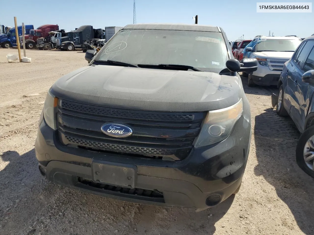 2014 Ford Explorer Police Interceptor VIN: 1FM5K8AR6EGB44643 Lot: 65148214