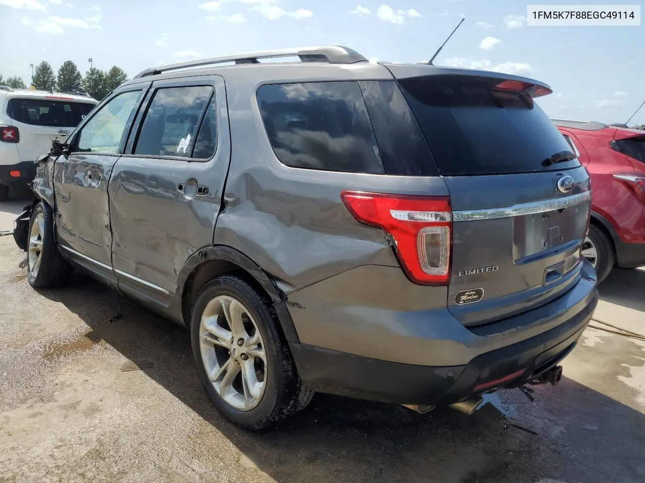 1FM5K7F88EGC49114 2014 Ford Explorer Limited