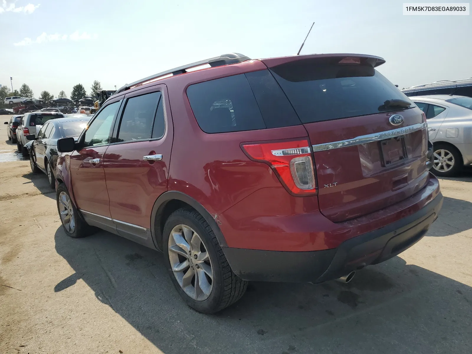 2014 Ford Explorer Xlt VIN: 1FM5K7D83EGA89033 Lot: 65517594