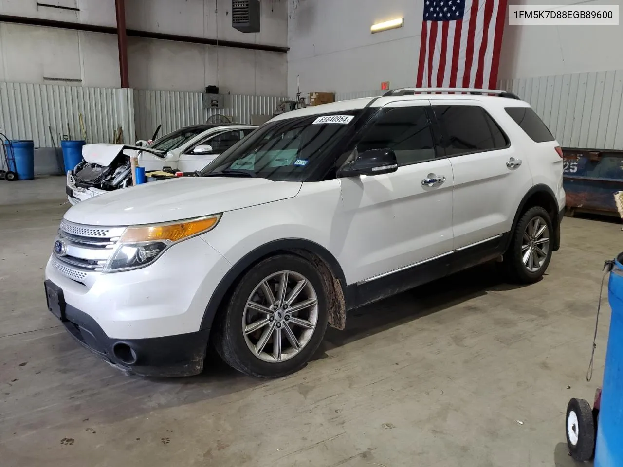 2014 Ford Explorer Xlt VIN: 1FM5K7D88EGB89600 Lot: 65840954