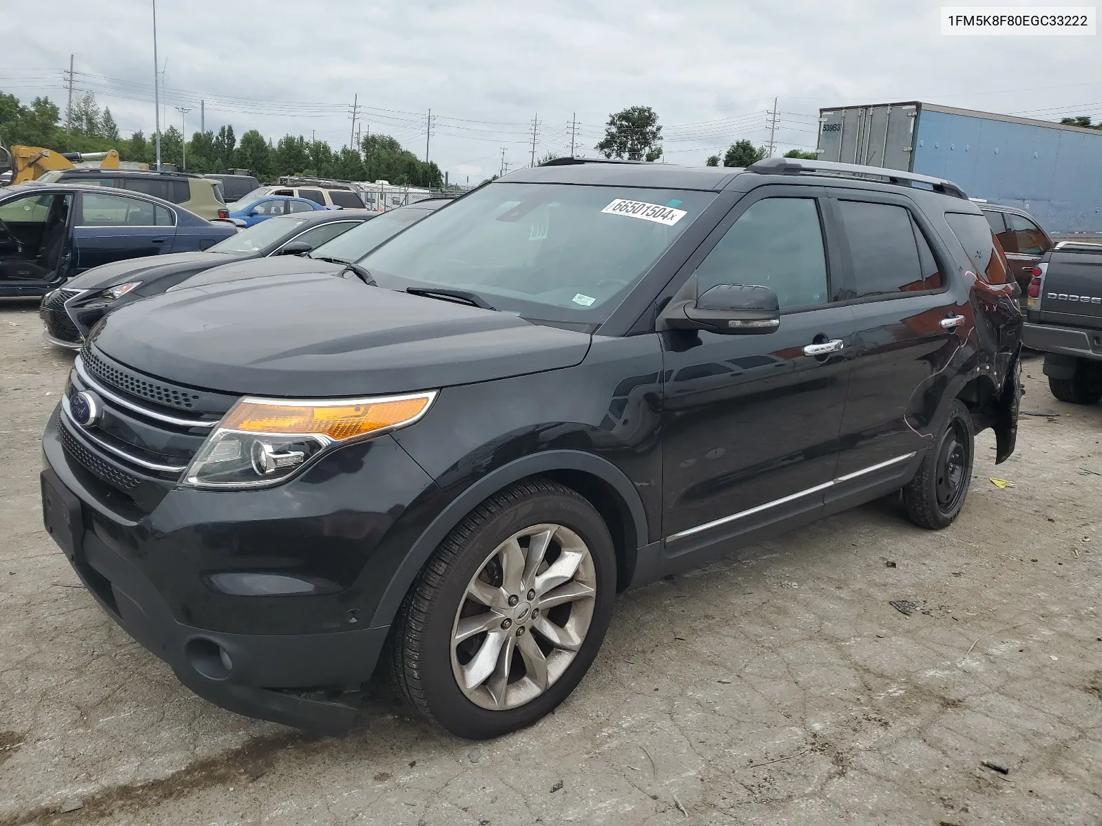 2014 Ford Explorer Limited VIN: 1FM5K8F80EGC33222 Lot: 66501504