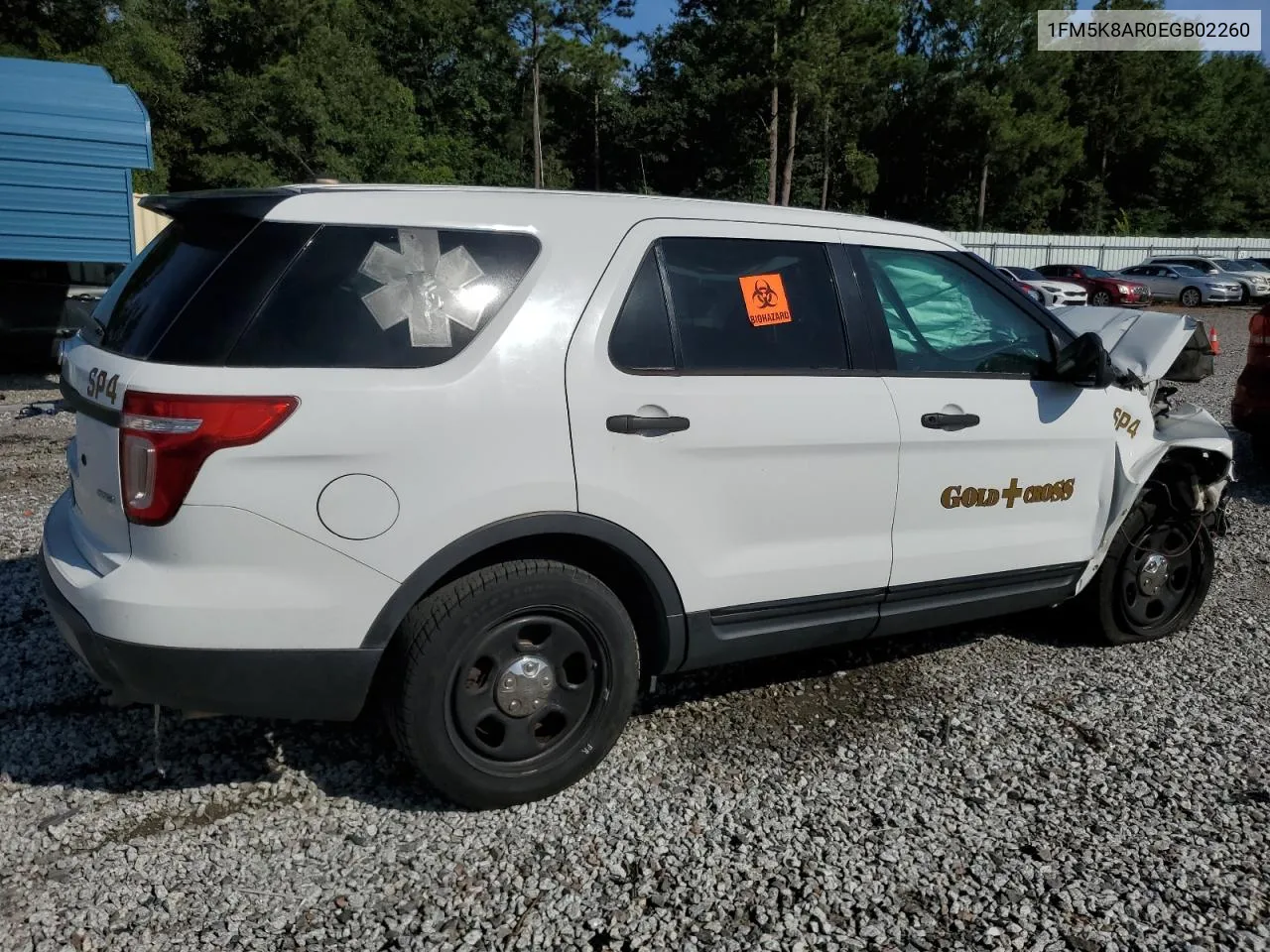 1FM5K8AR0EGB02260 2014 Ford Explorer Police Interceptor