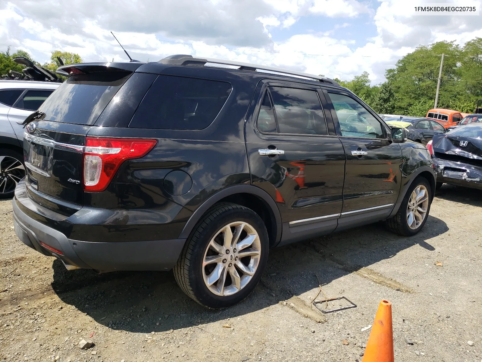 1FM5K8D84EGC20735 2014 Ford Explorer Xlt