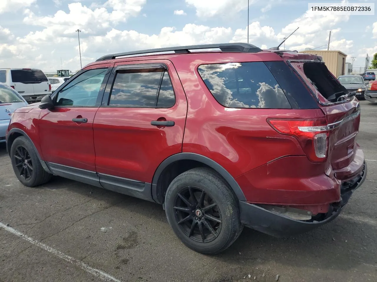 2014 Ford Explorer VIN: 1FM5K7B85EGB72336 Lot: 66952574