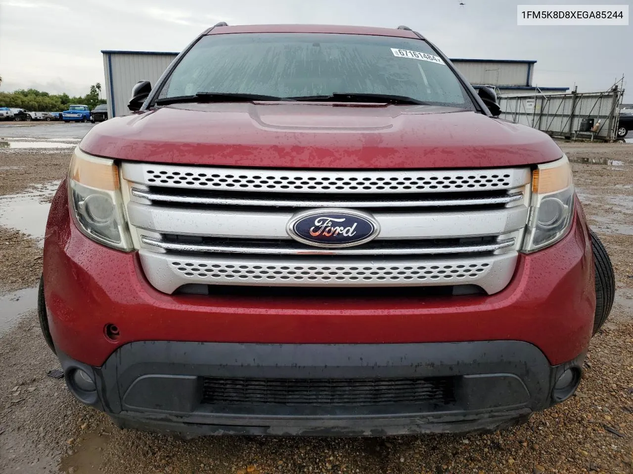 1FM5K8D8XEGA85244 2014 Ford Explorer Xlt