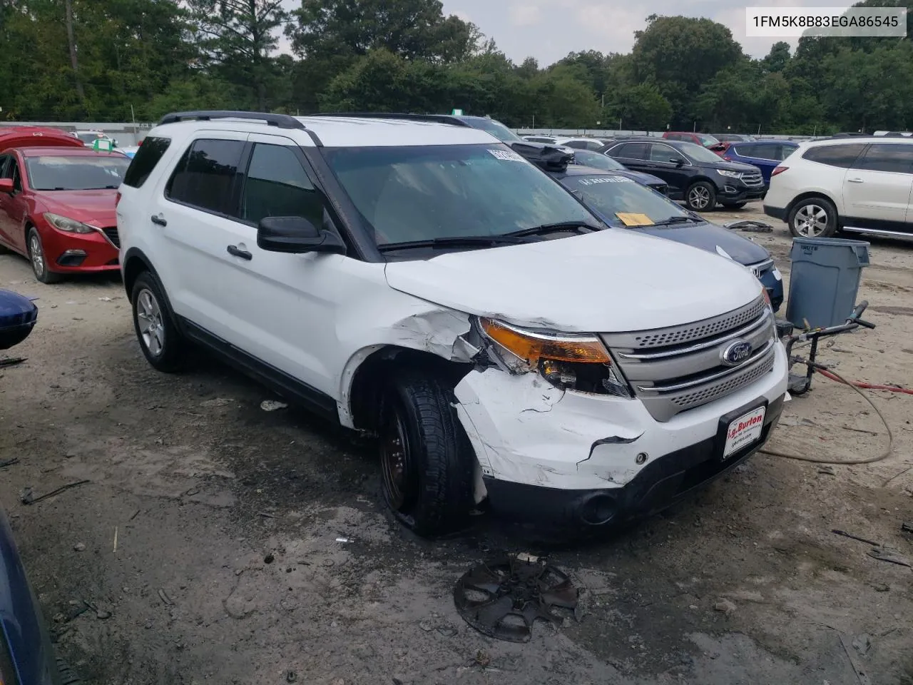 1FM5K8B83EGA86545 2014 Ford Explorer