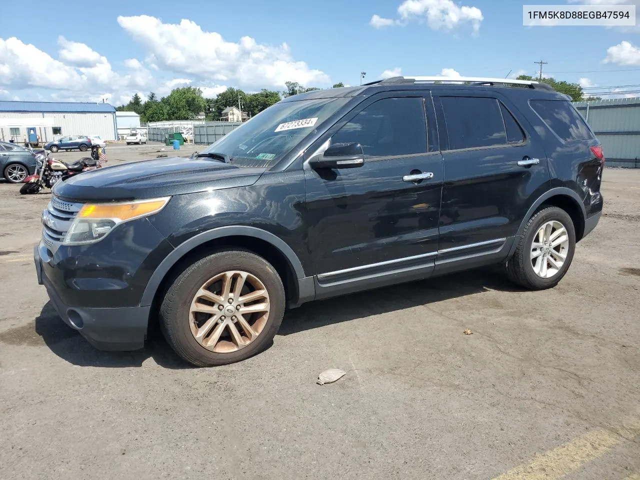 2014 Ford Explorer Xlt VIN: 1FM5K8D88EGB47594 Lot: 67273334