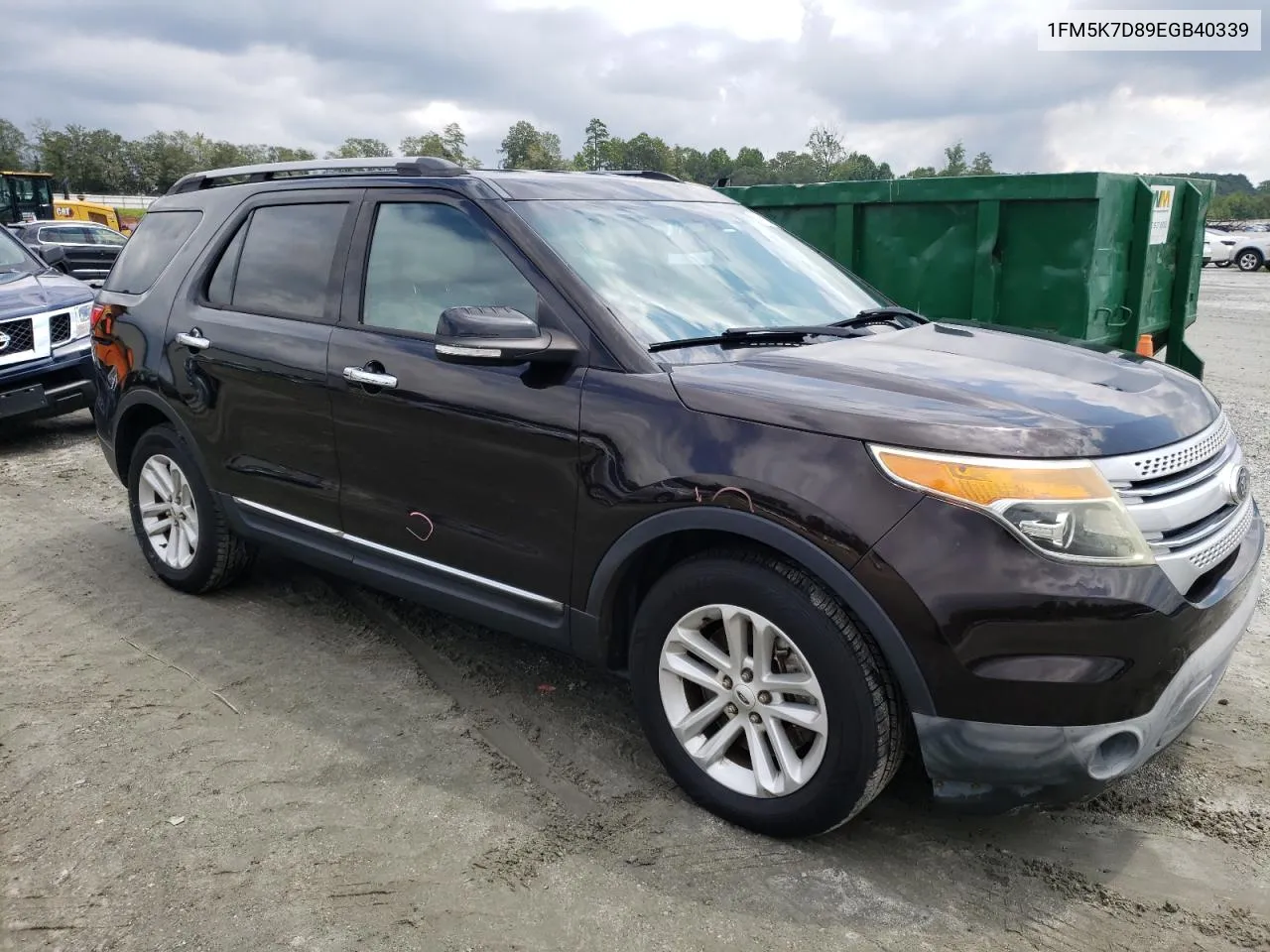 2014 Ford Explorer Xlt VIN: 1FM5K7D89EGB40339 Lot: 67289444