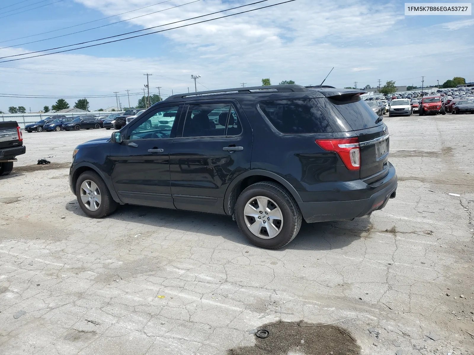 2014 Ford Explorer VIN: 1FM5K7B86EGA53727 Lot: 67747174