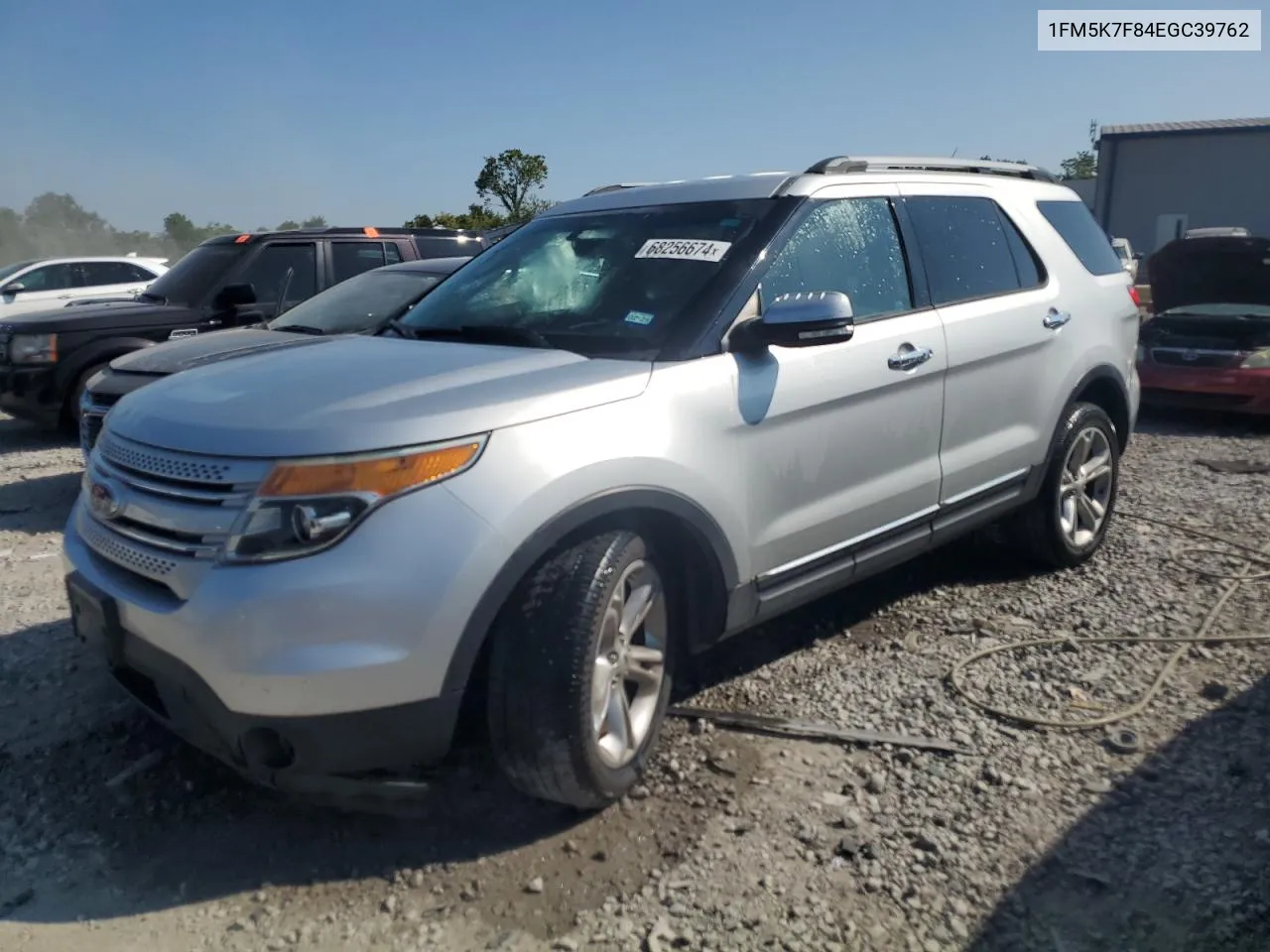 2014 Ford Explorer Limited VIN: 1FM5K7F84EGC39762 Lot: 68256674