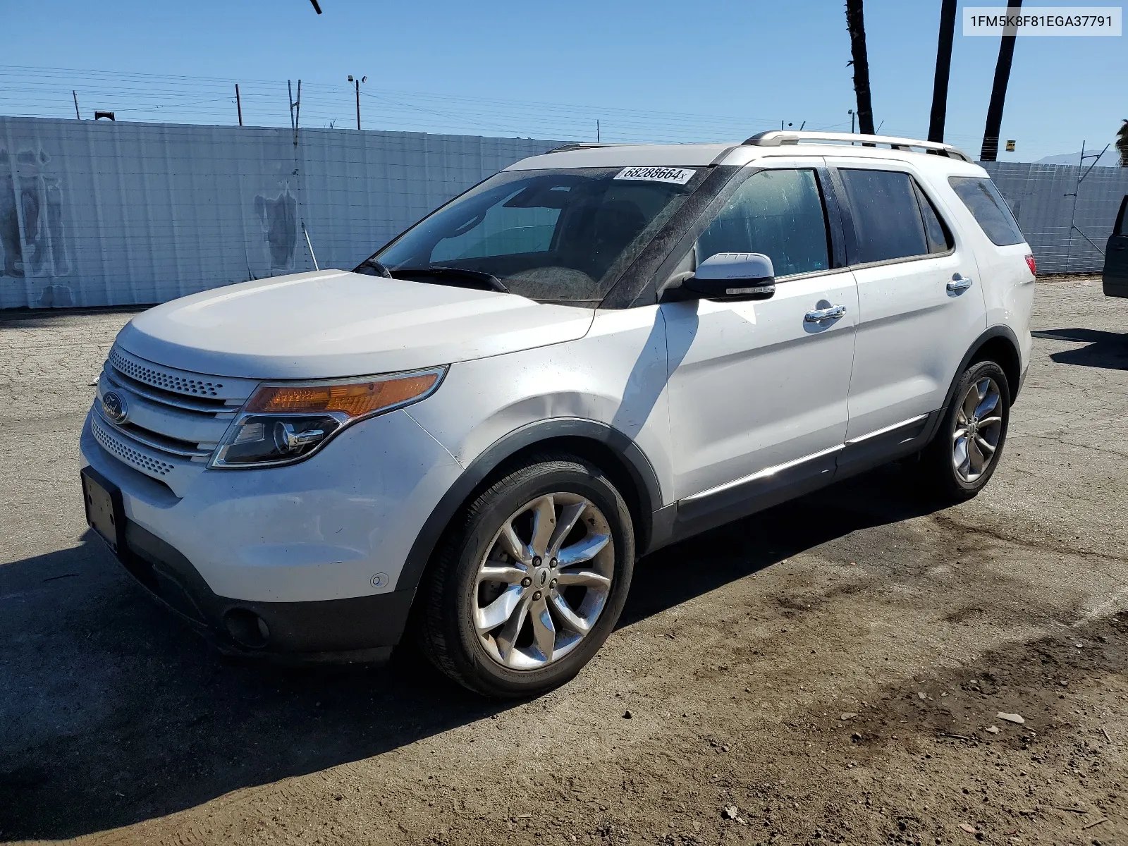 2014 Ford Explorer Limited VIN: 1FM5K8F81EGA37791 Lot: 68288664