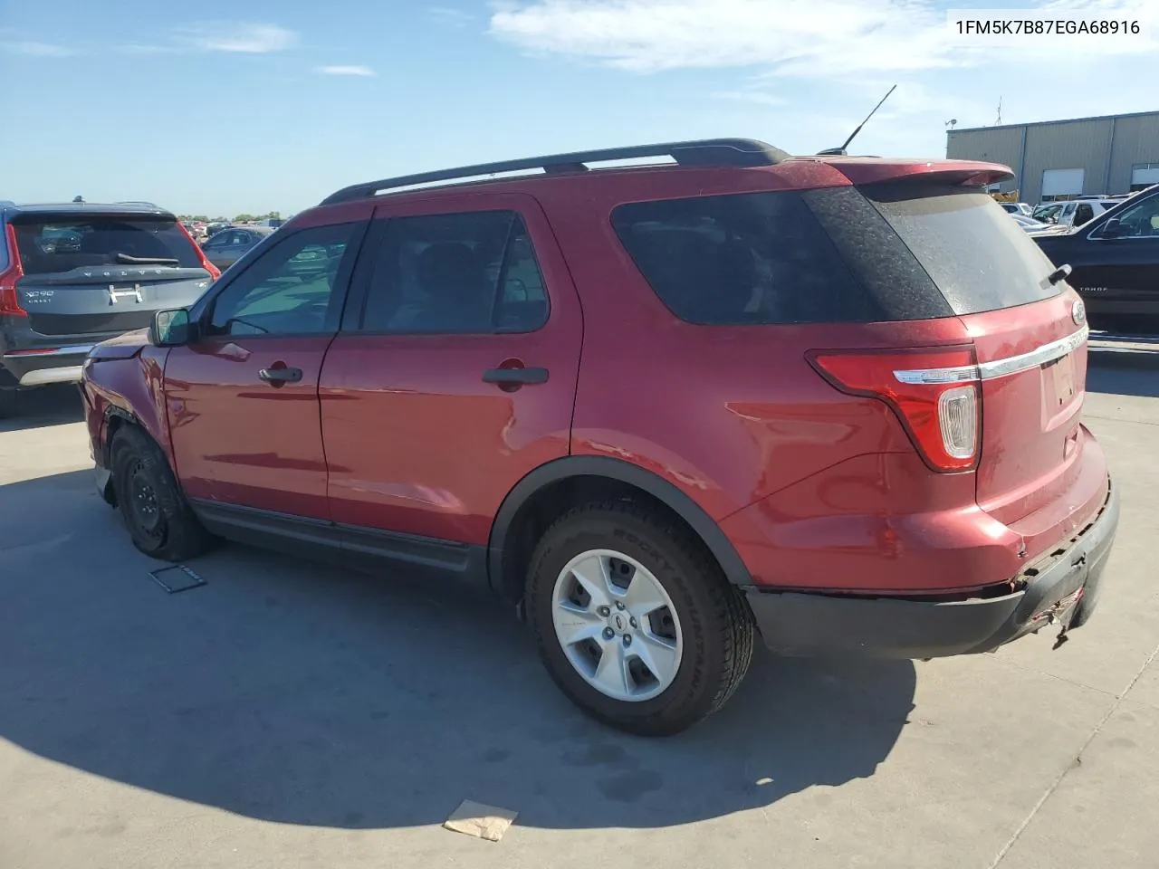 2014 Ford Explorer VIN: 1FM5K7B87EGA68916 Lot: 69146994