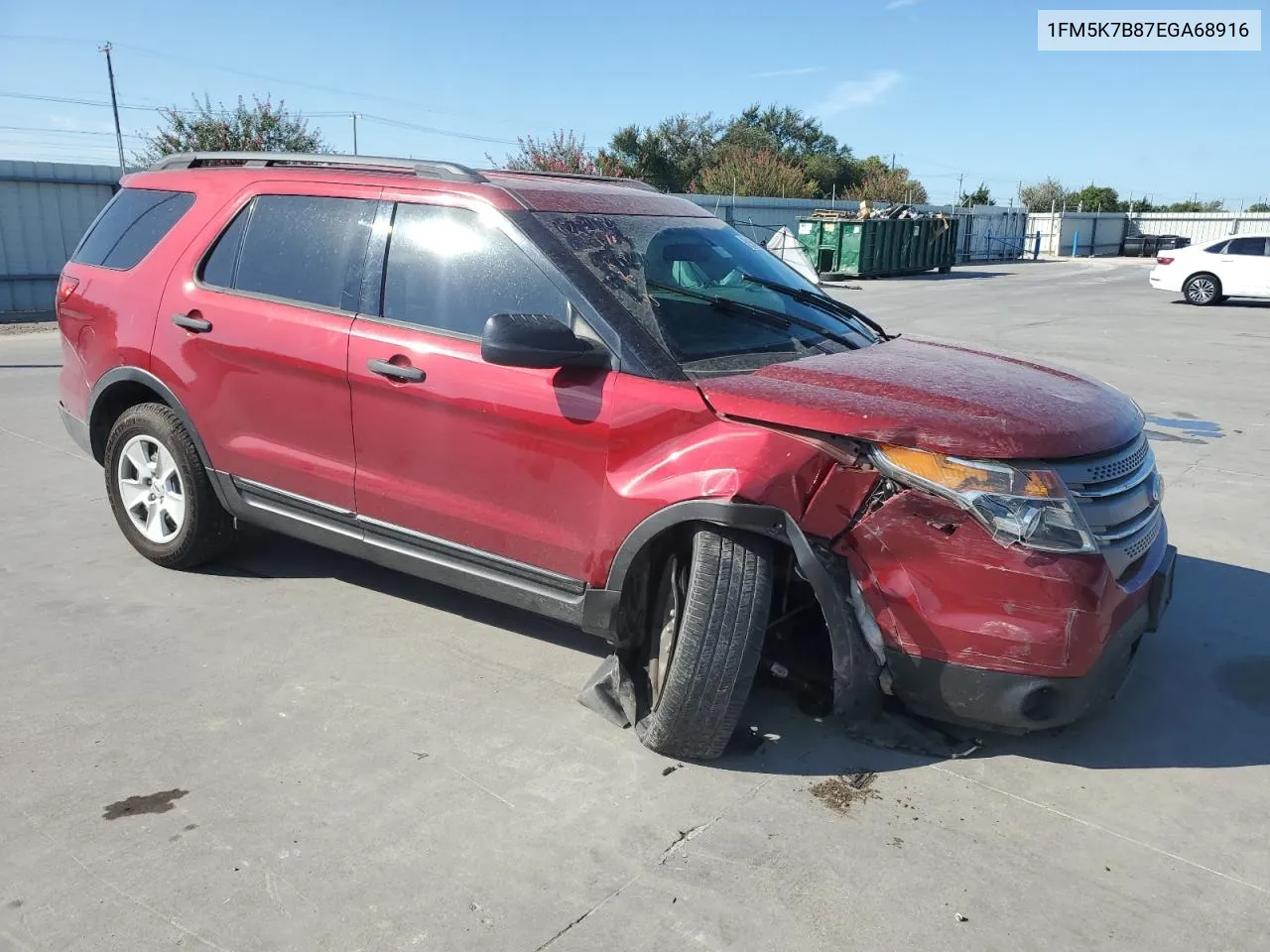 1FM5K7B87EGA68916 2014 Ford Explorer