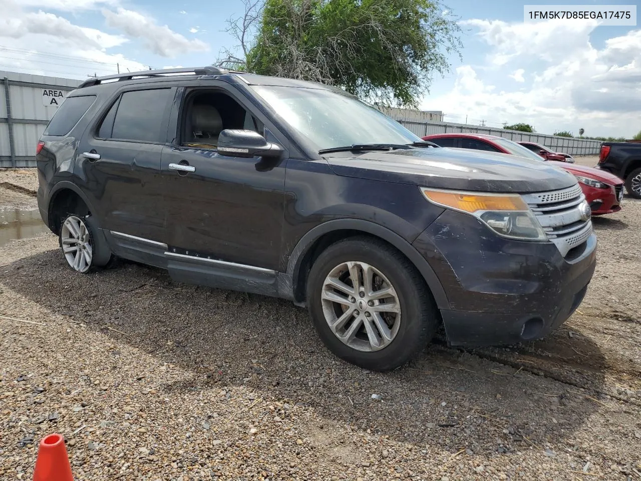 2014 Ford Explorer Xlt VIN: 1FM5K7D85EGA17475 Lot: 69166734