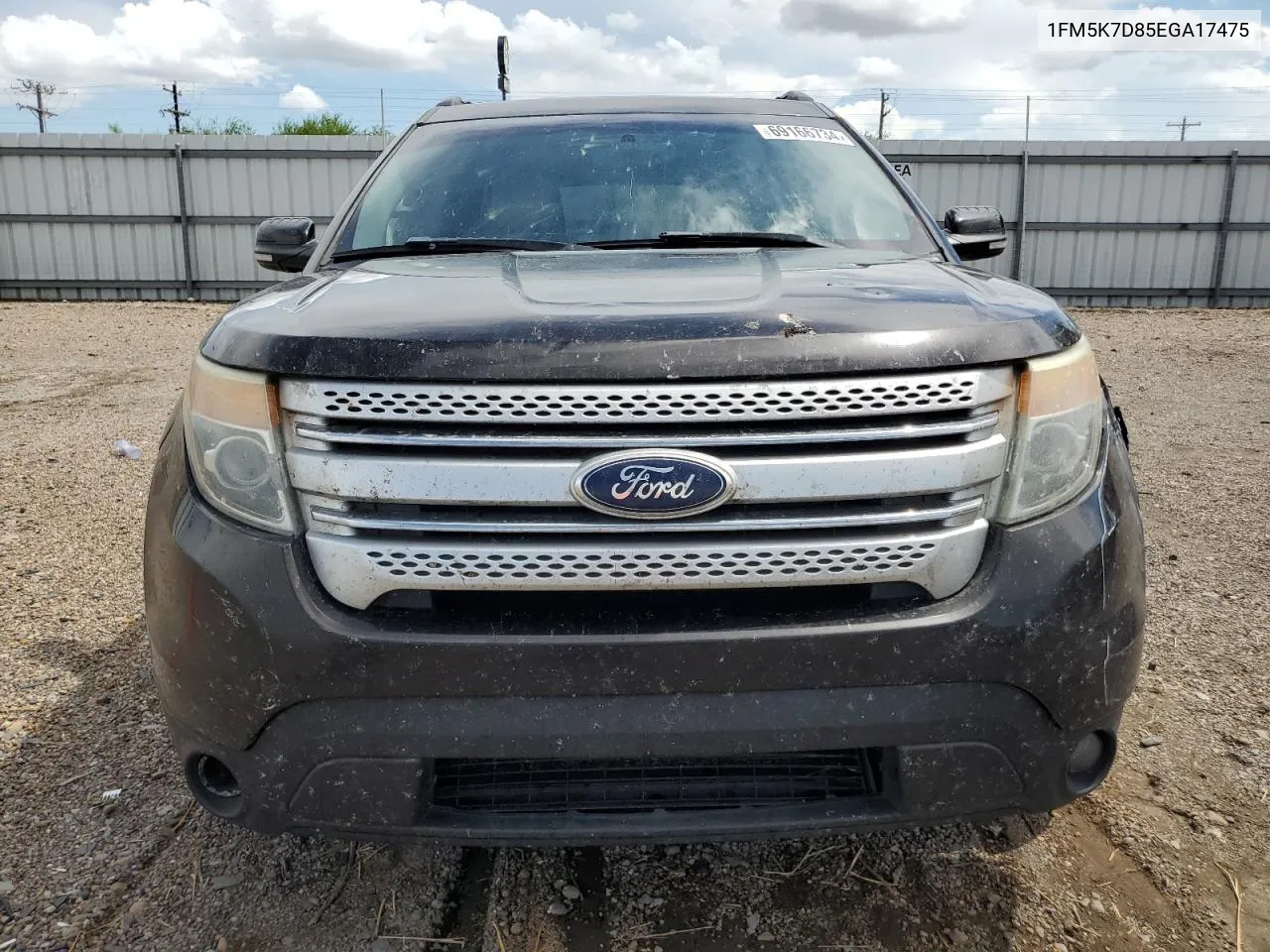 2014 Ford Explorer Xlt VIN: 1FM5K7D85EGA17475 Lot: 69166734