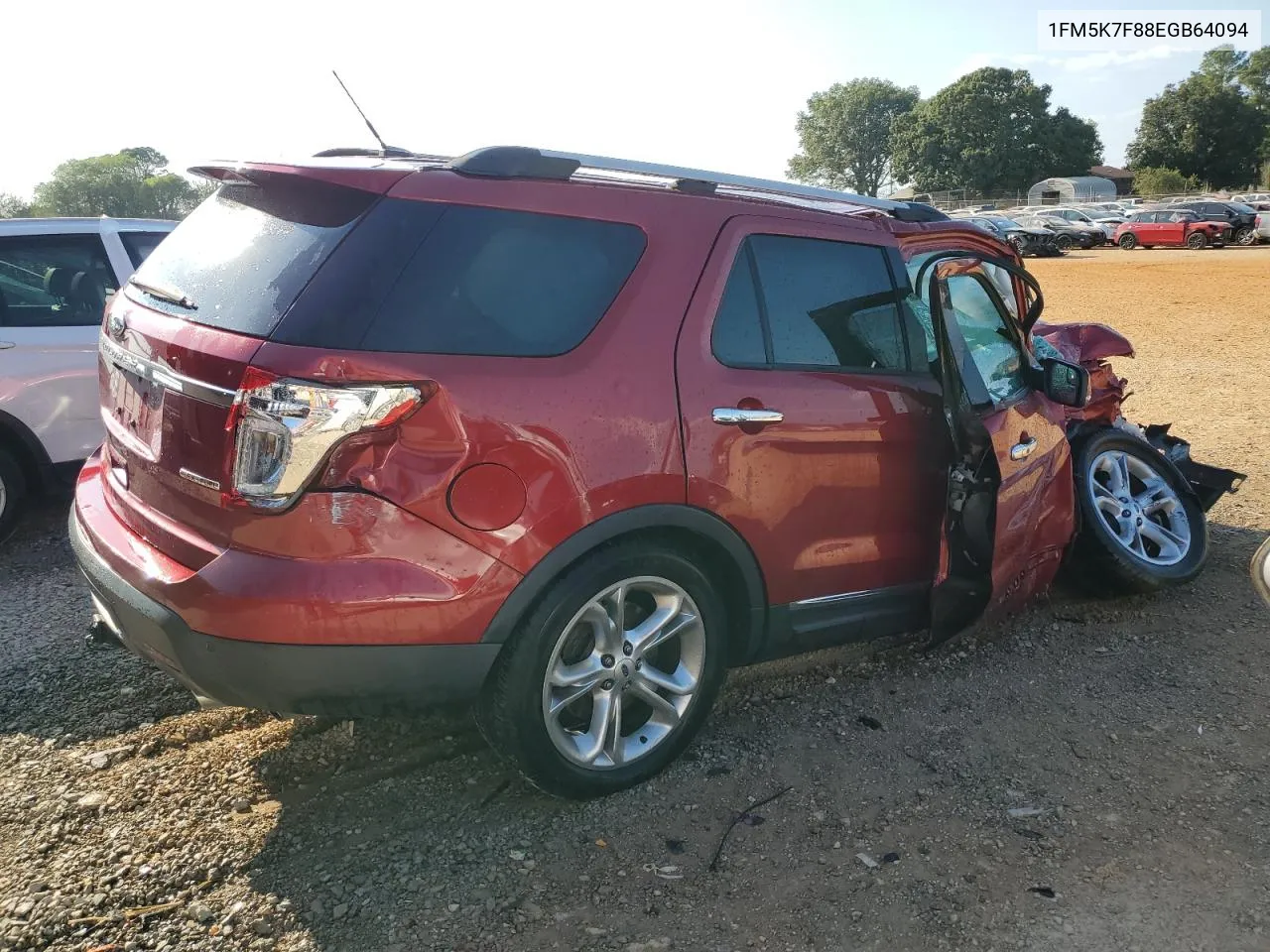 2014 Ford Explorer Limited VIN: 1FM5K7F88EGB64094 Lot: 69521514