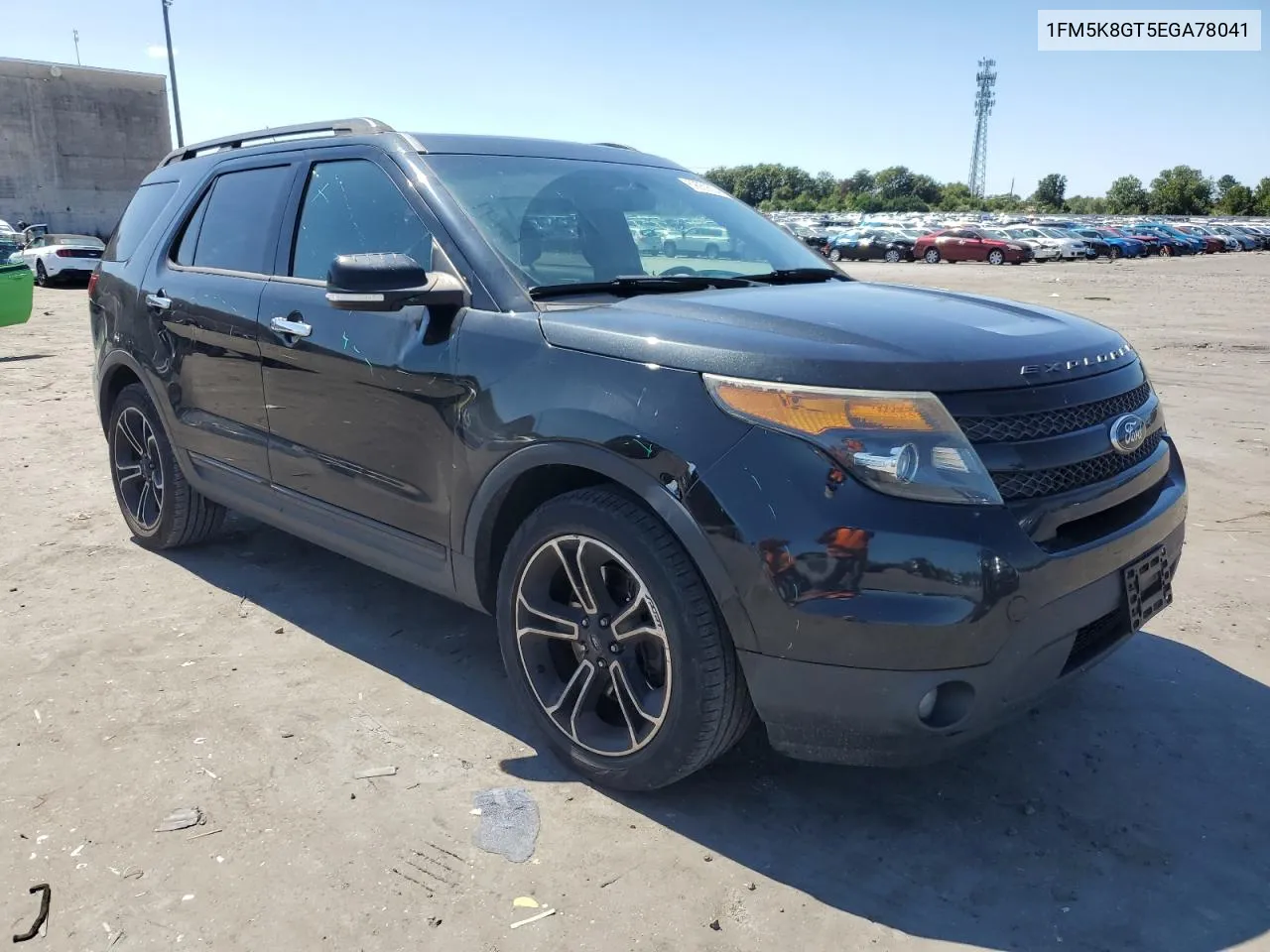 1FM5K8GT5EGA78041 2014 Ford Explorer Sport