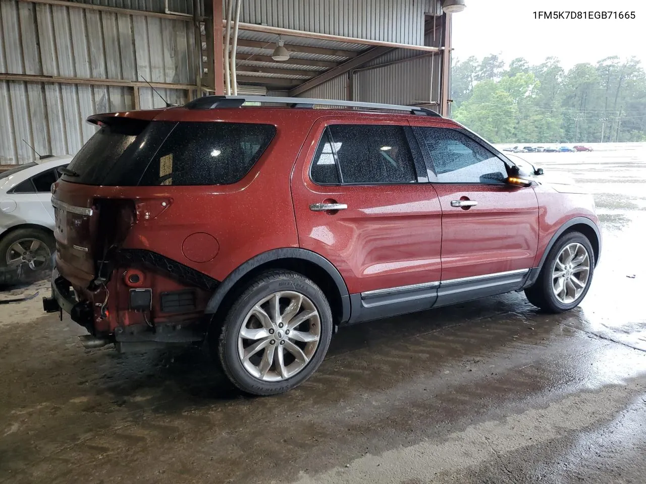 1FM5K7D81EGB71665 2014 Ford Explorer Xlt